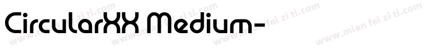 CircularXX Medium字体转换